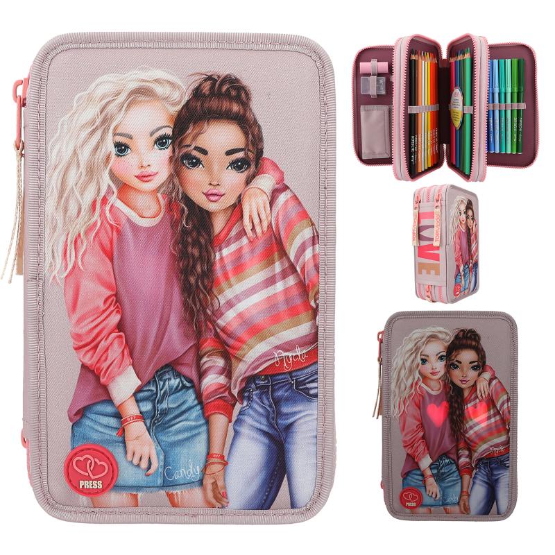 TOPModel estuche triple BEST FRIENDS LED