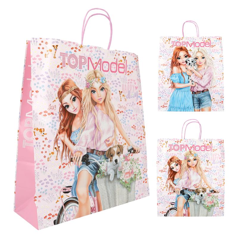 TOPModel Paper Carrier Bags, Large
