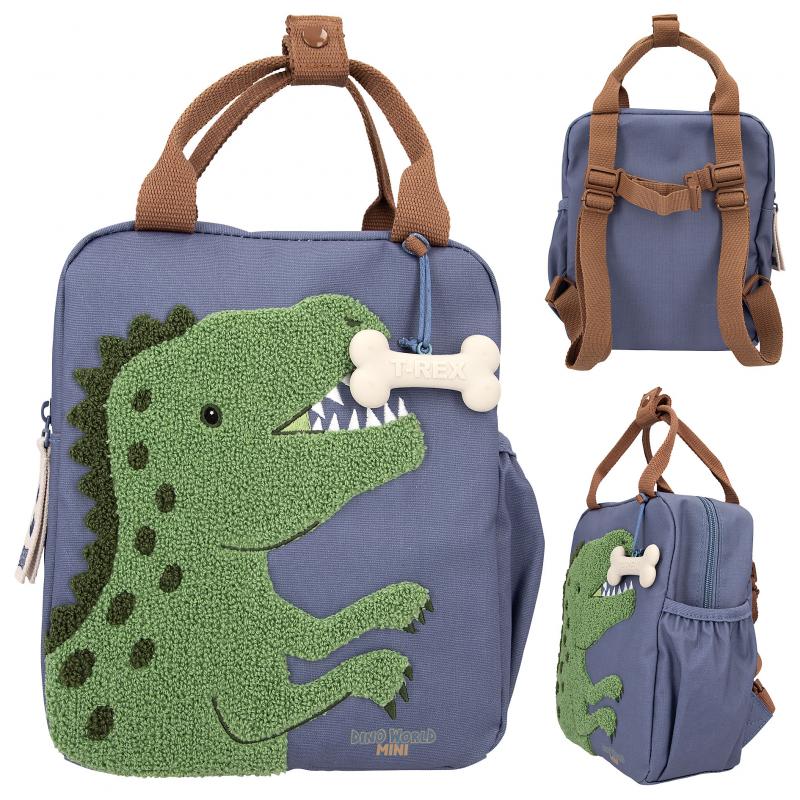 Dino Worldl kleine rugzak blauw DINO MINI