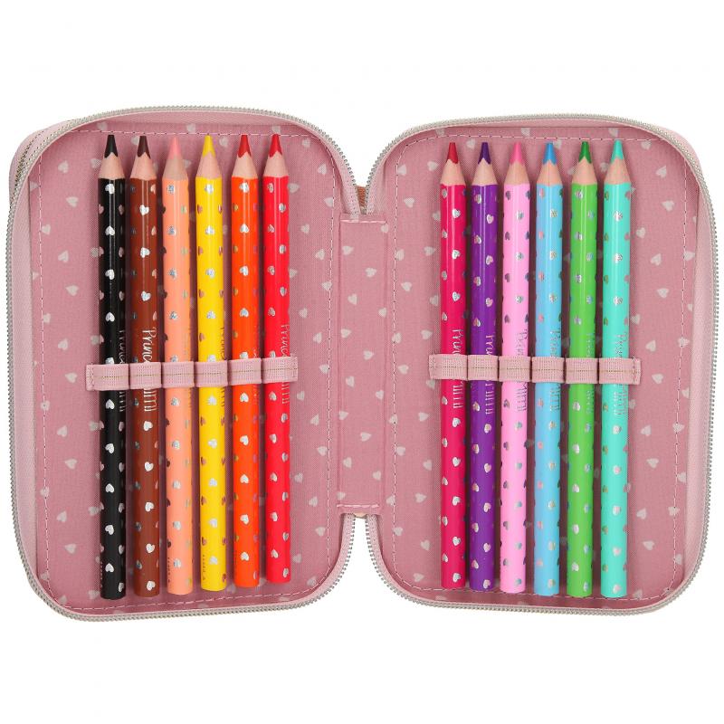 Trousse remplie crayons feutres personnalisée Lapine - Lachouettemauve