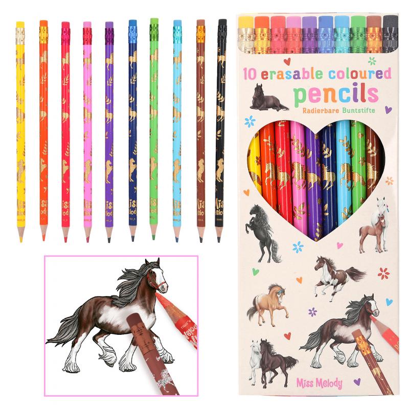 Miss Melody Erasable ColouringPencils