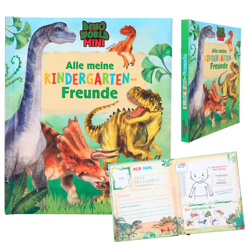 Vriendenboek kleuters MINI DINO duits