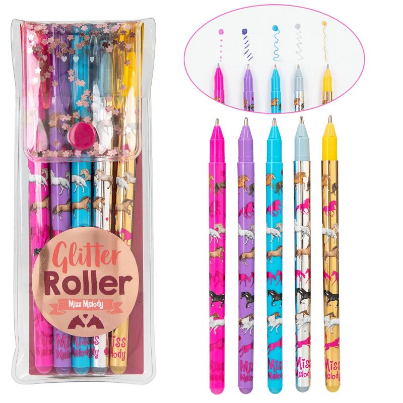 Miss Melody Glitter Gel Pen Set