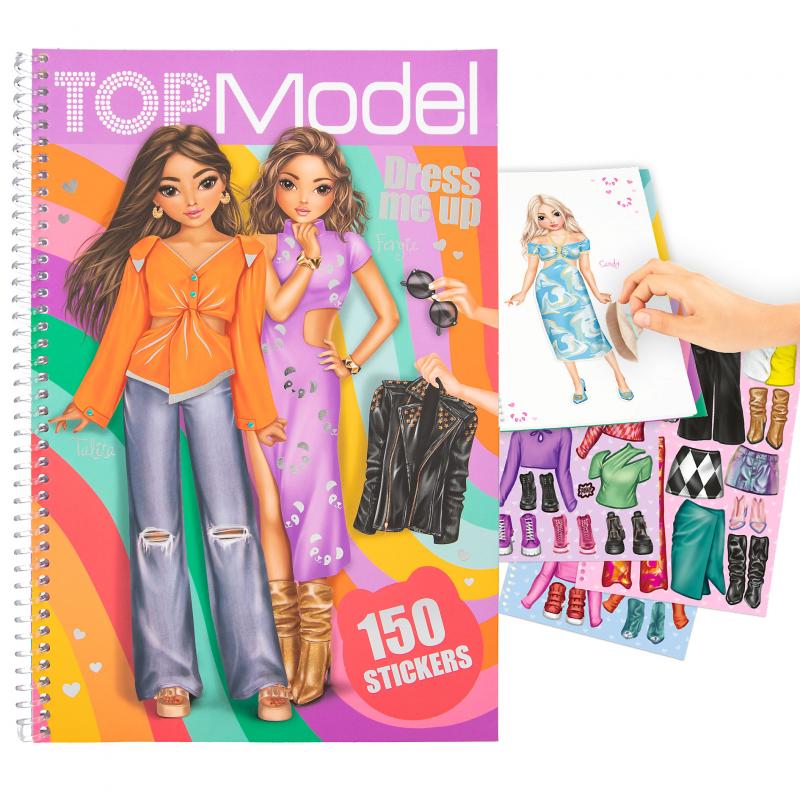 TOPModel cuaderno grande Dress Me Up vestidos cut out 