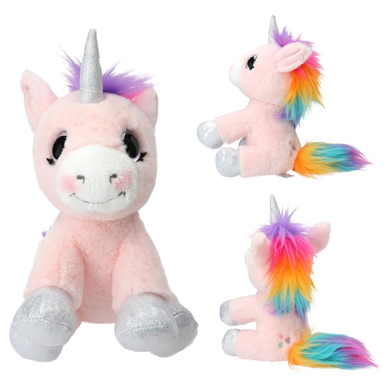 Ylvi Plush Unicorn Pink 21 cm