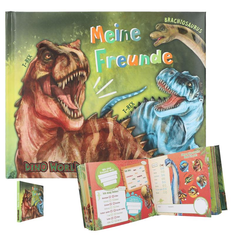 Dino World vriendenboek duits