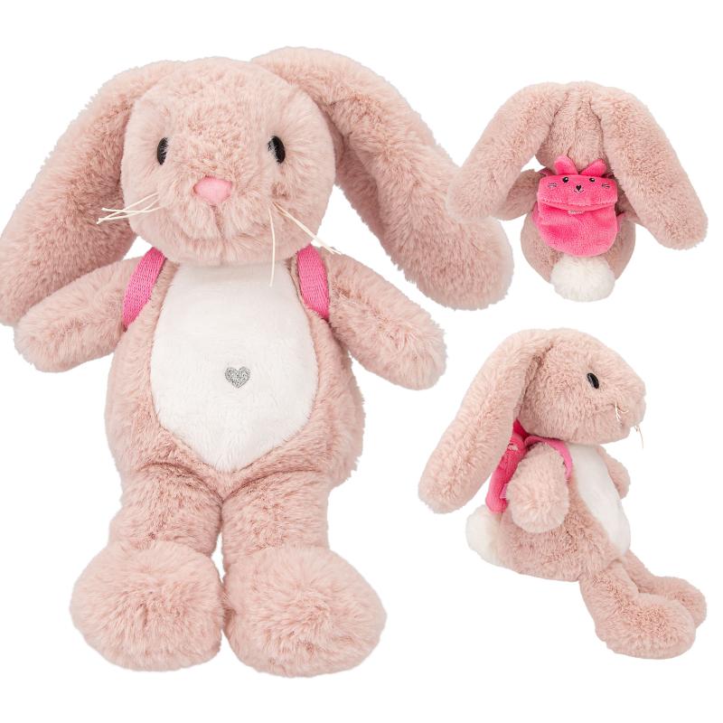 Princess Mimi Lapin en peluche Nelly avec sac à dos