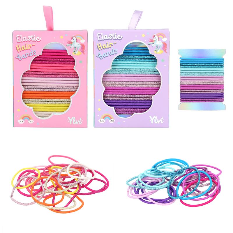 Ylvi Elastic Hairbands Glitter