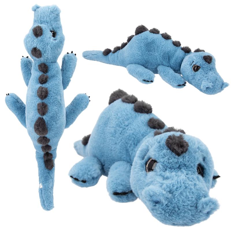 Dino World dinosaurio de peluche azul 50 cm