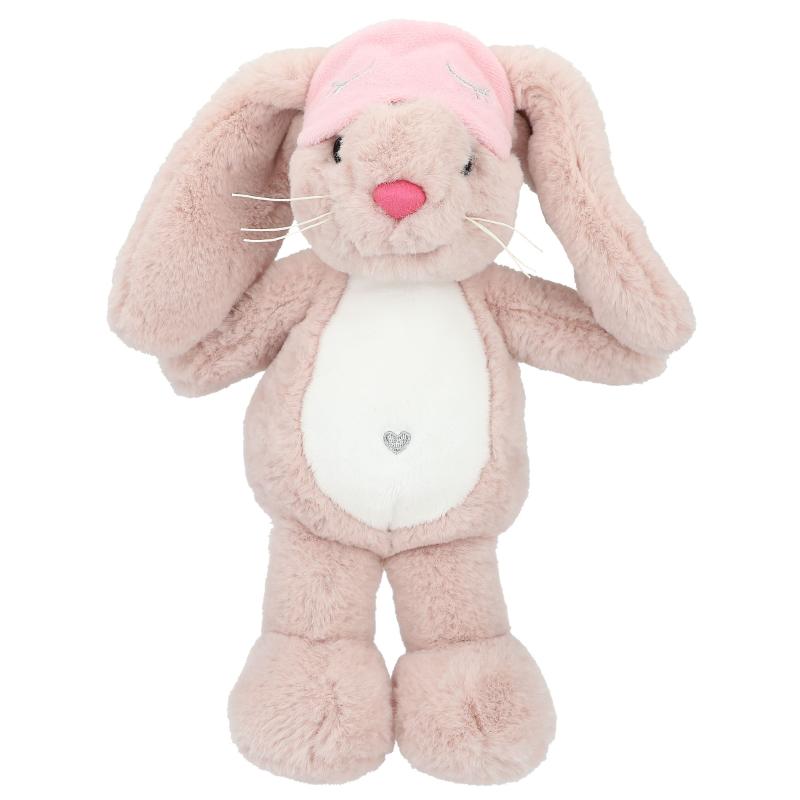 Depesche Princess Mimi Plush Bunny Nelly Pink With Sleeping Mask