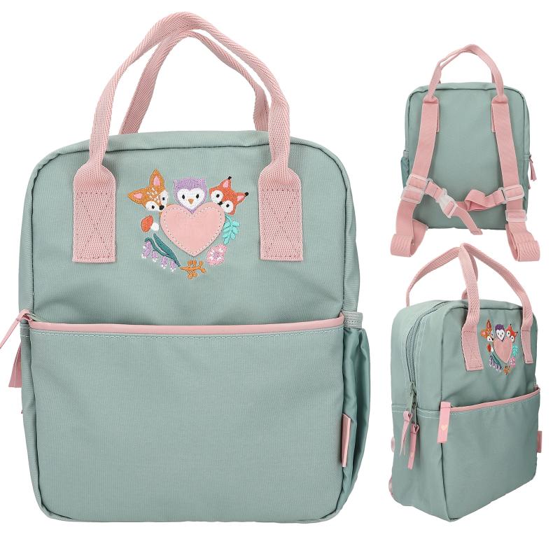 Princess Mimi Small Backpack Green WILD FOREST