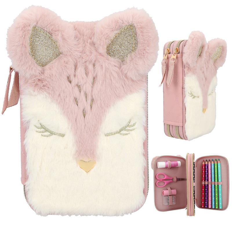 Princess Mimi 2-vaks etui hert WILD FOREST