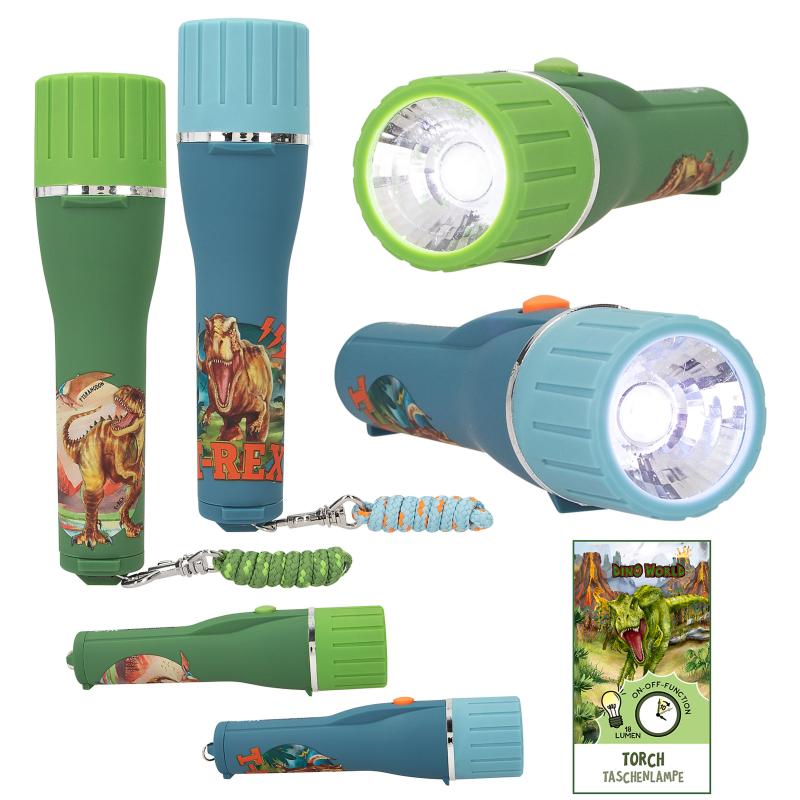 Dino World Taschenlampe mit Timer