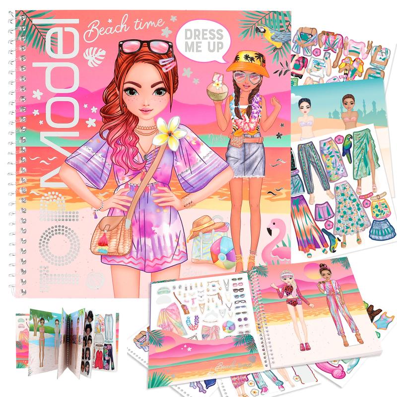 TOPModel Dress Me Up Stickerbuch HOLIDAY