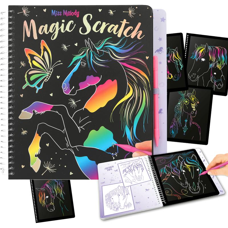 Miss Melody Magic Scratch Book