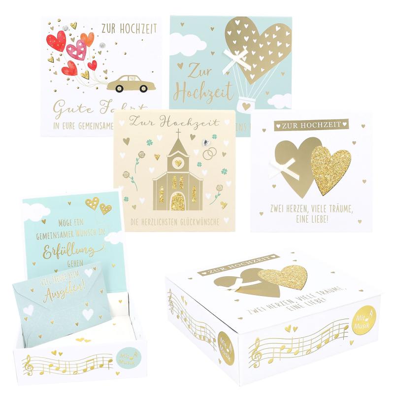 Hochzeit Soundboxen im Display