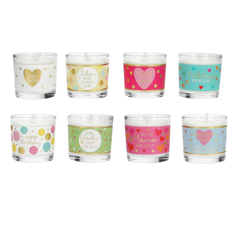 Kerzen in Geschenkbox