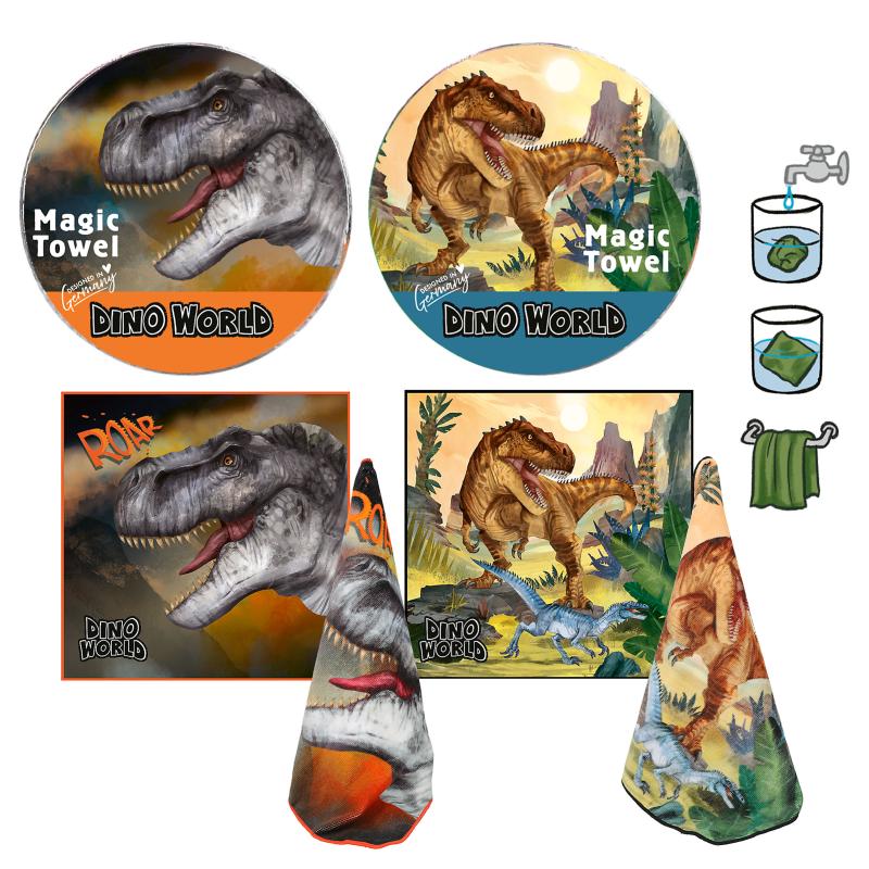 Dino World Magic Towel
