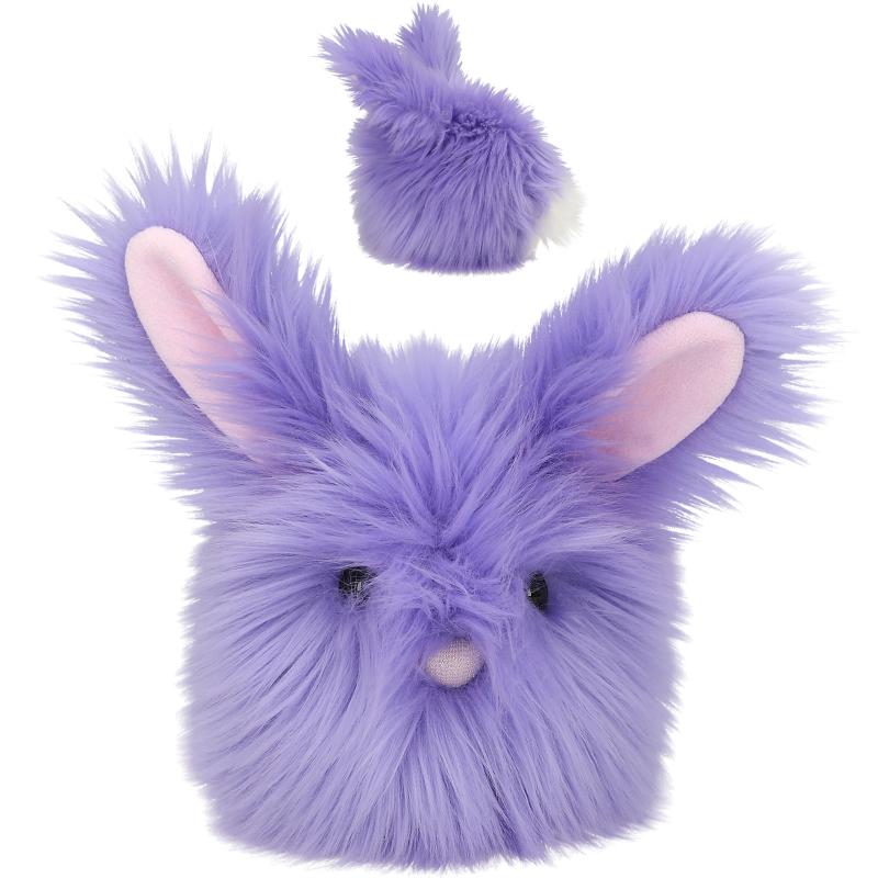 SNUKIS Fluffy Bunny Purple