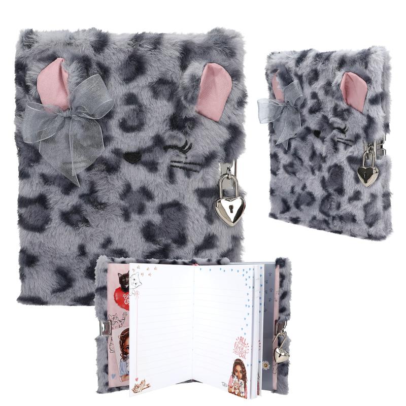 TOPModel dagboek met slot blauw COSY CAT