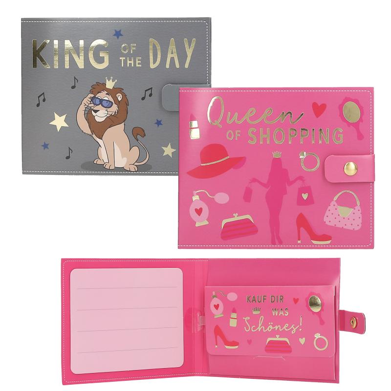 WUNSCHERFÜLLER Papier-Geldbörse mit Musik