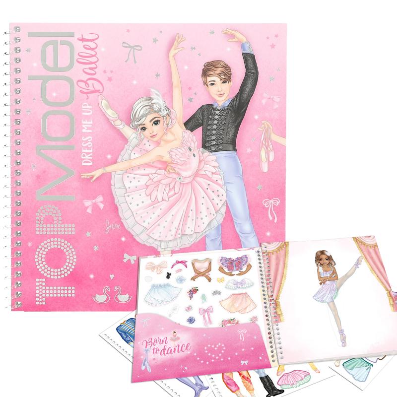 TOPModel Dress Me Up Stickerbook BALLET