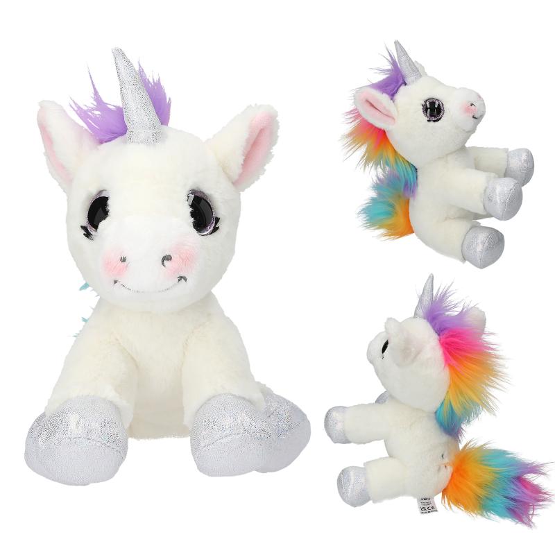 Ylvi Plush Unicorn White 22 cm