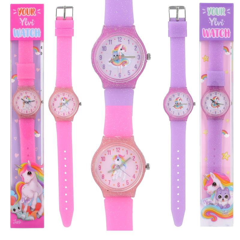 Ylvi Montre avec bracelet silicone