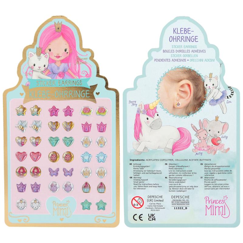 Princess Mimi Sticker Earrings