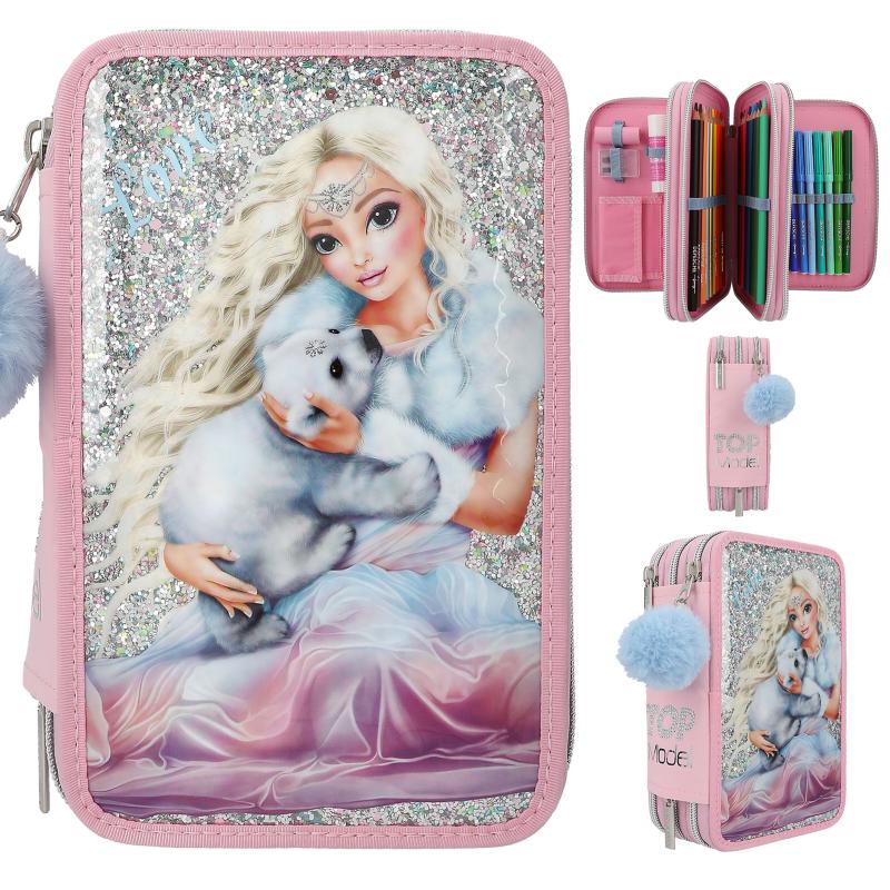 TOPModel Triple Pencil Case ICEWORLD