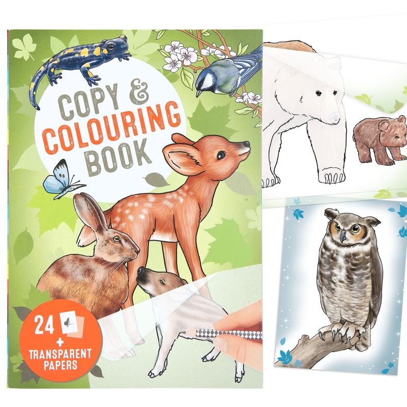 Wildlife Copy & Colouring Book