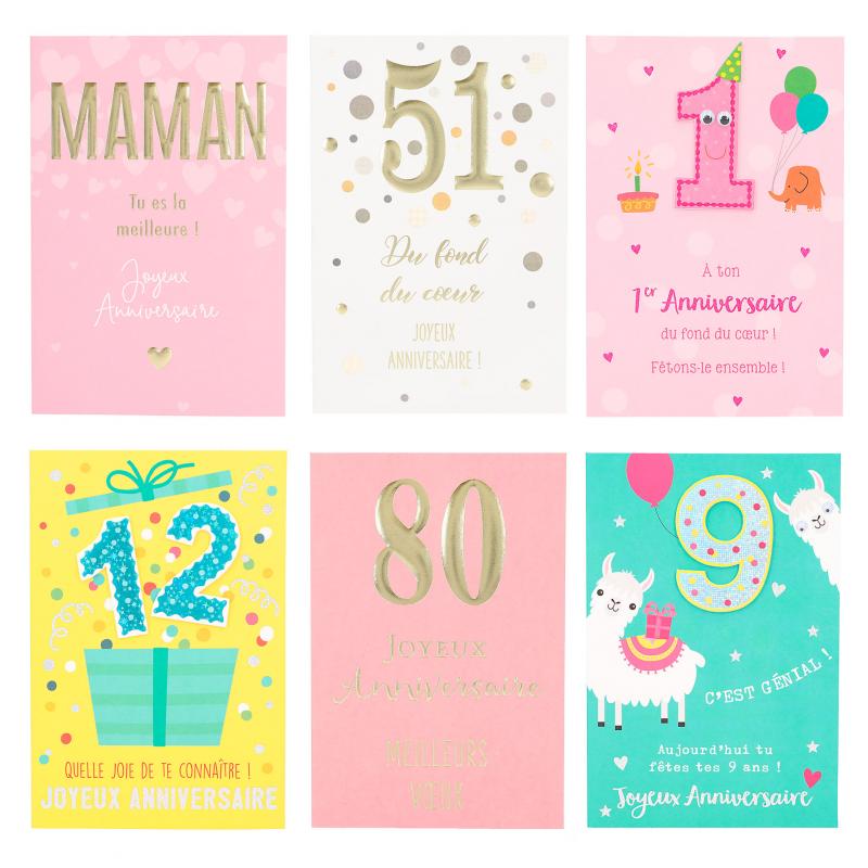 Cartes d´anniversaire  - Pourle meilleur Âge