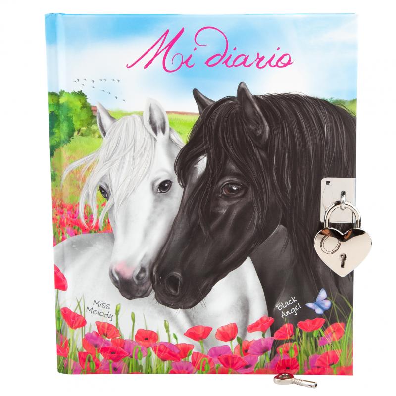 Diario Miss Melody, motivo 2, dos caballos