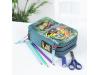 Dino World Triple Pencil Case DANGER