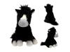 Miss Melody Plüsch Pferd schwarz 20 cm