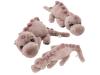 Dino World Plush Dino Lying Light Brown 50 cm