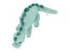 Dino World Plüschdino liegend hellgrün 50 cm