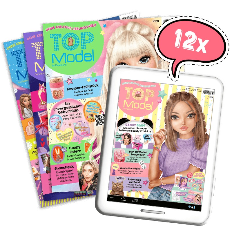 TOPModel Kreativ-Magazin im Abo - als Printausgabe und digital!