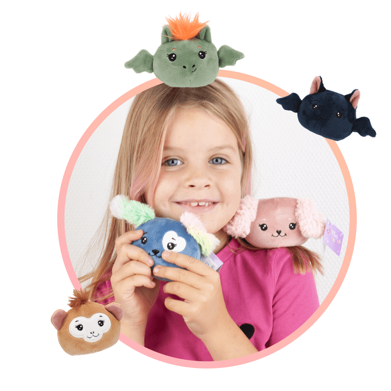 Mädchen mit Mini-Shwoppies