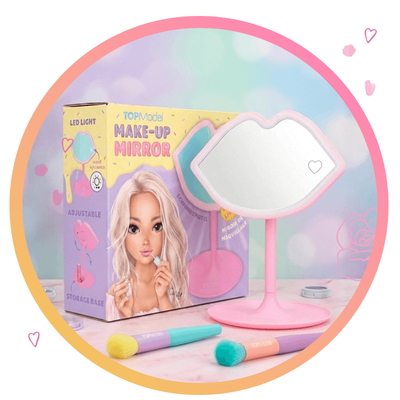 TOPModel LED-Tischspiegel im Candy Glam Design