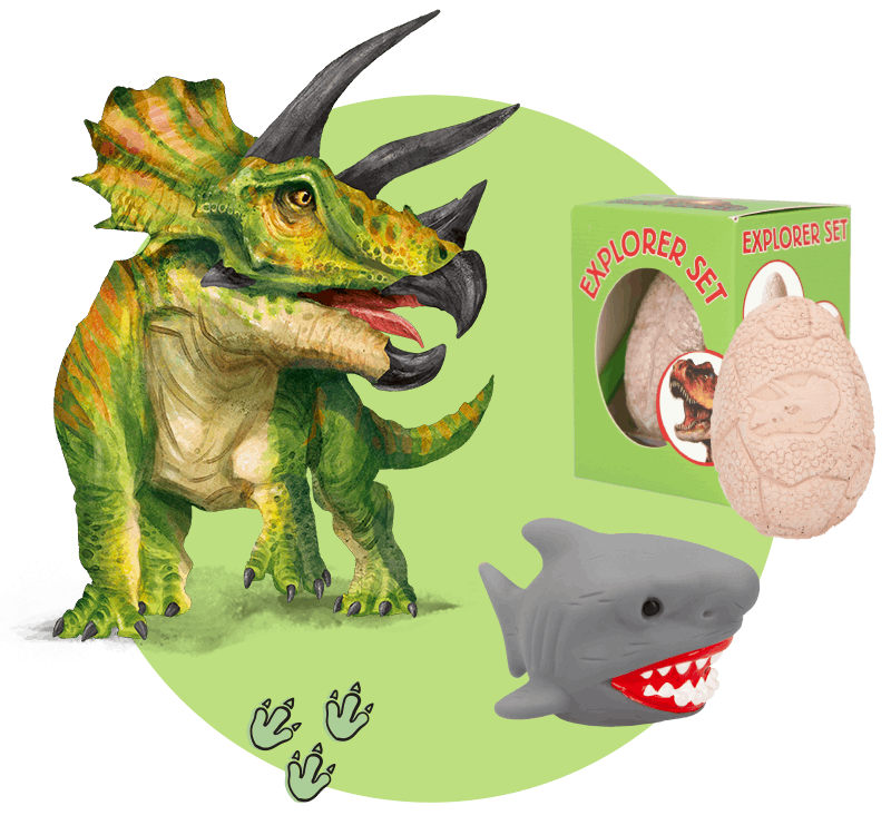 Dino World Triceratops Spielzeug und Geschenke