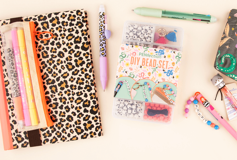 PENfection Notizbuch, radierbare Stite & Marker, Perlenset & Tasche