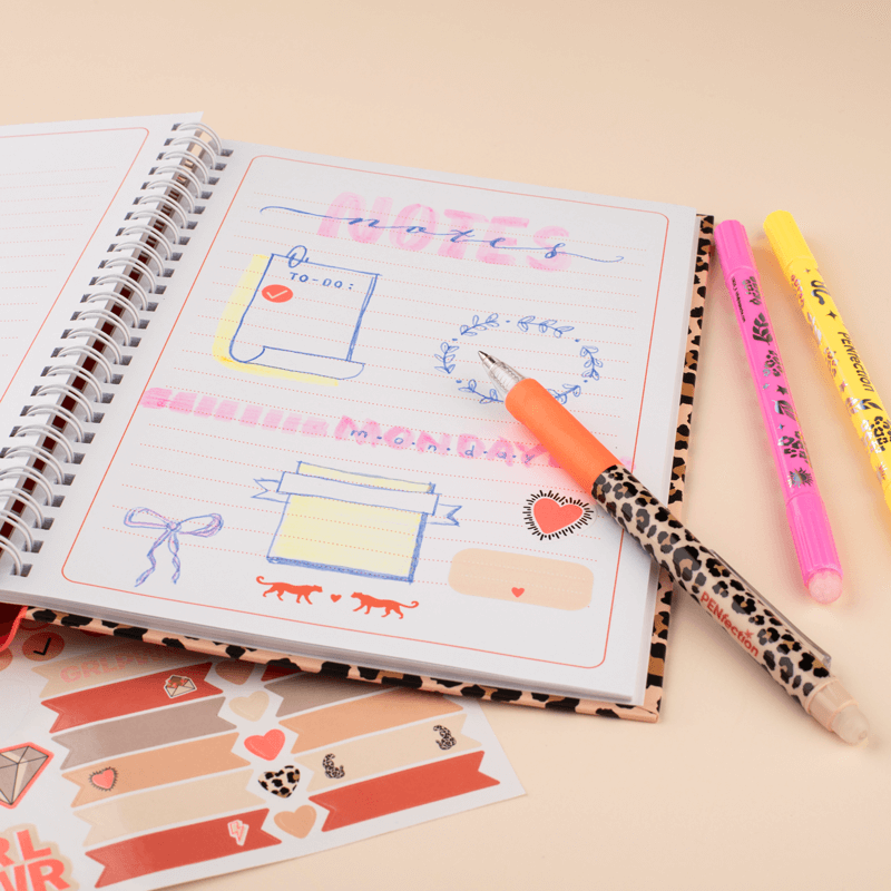 PENfection Notizbuch, radierbare Stite & Marker, Perlenset & Tasche