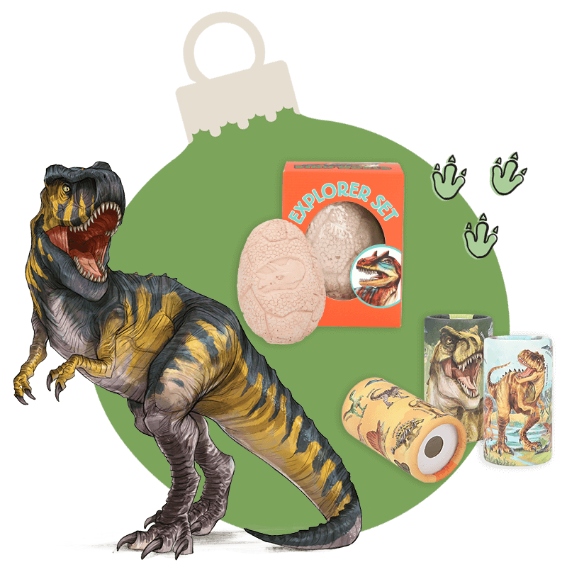 Kleine Dino-Geschenke für den Adventskalender