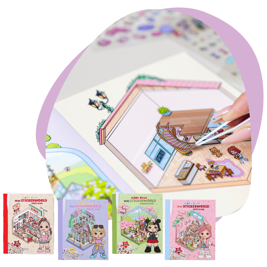 Lolli Riot Mini Stickerbücher