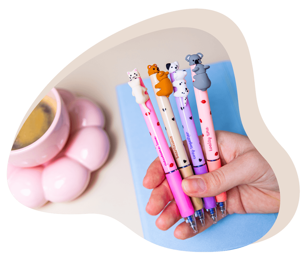 Lolli Riot Click & Kiss Pens