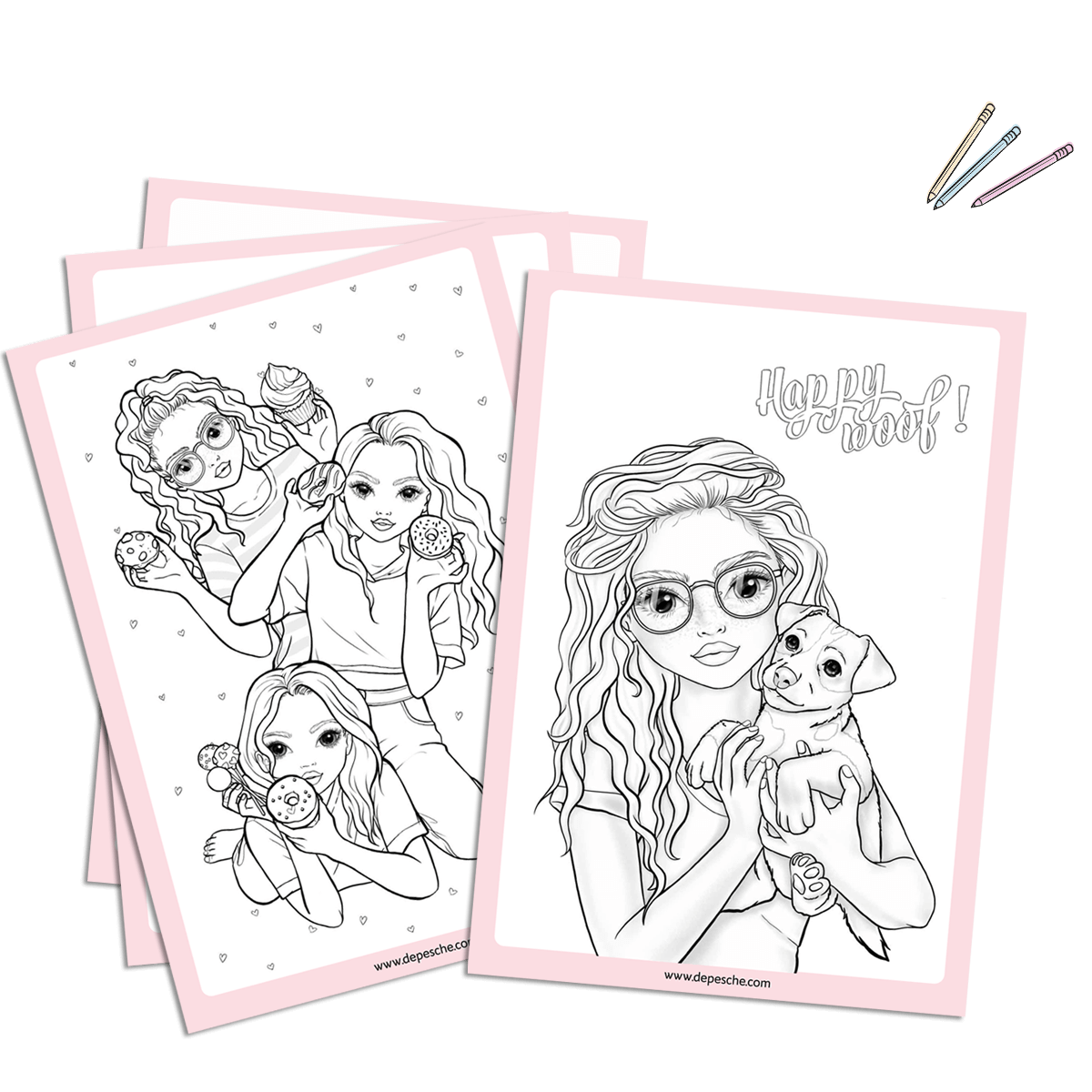 Ausmalbilder von DOPModel zum Download