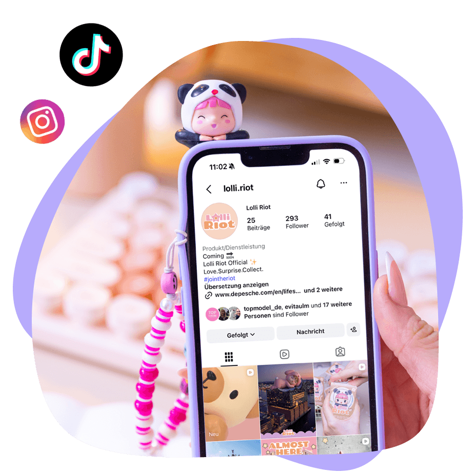 Lolli Riot auf TikTok und Instagram