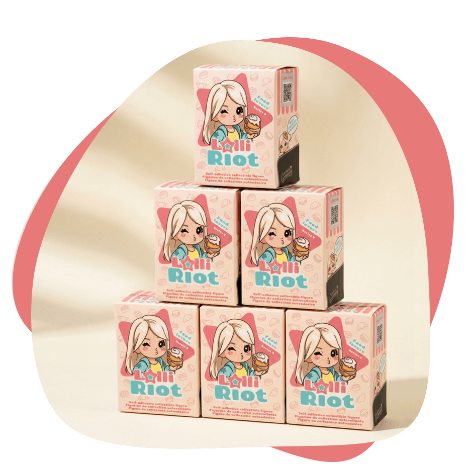 Lolli Riot - die komplette "Food Lover"-Kollektion 2026 zum Sammeln und Tauschen