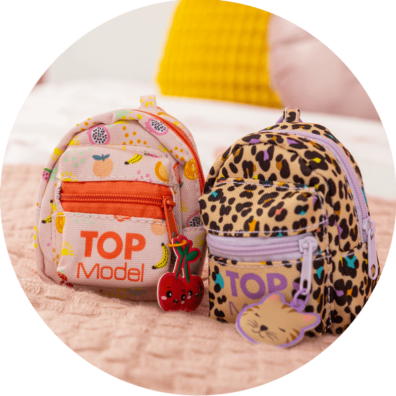 TOPModel Täschchen-Anhänger für Schulranzen, Federtaschen oder Schlüsselanhänger